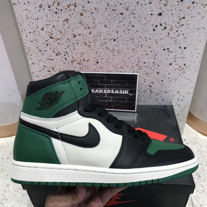 Nike Air Jordan 1 Retro High Og Pine Green Black Green Original