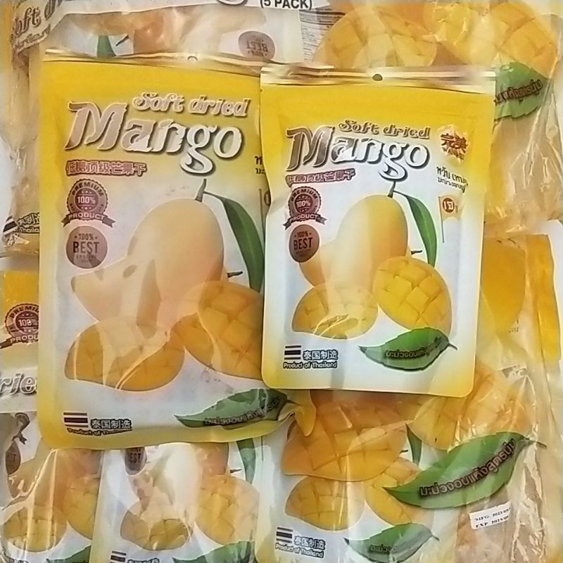 

Wan Mei Mango Soft Dried Mangga Kering