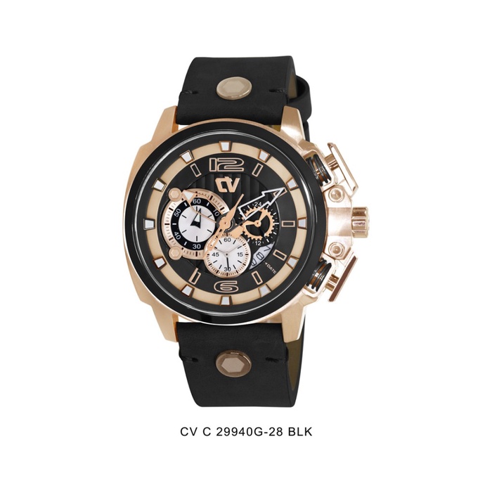 Jam Tangan CHRIST VERRA Pria Original CV C29940G-28 BLK