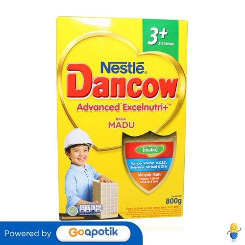 

Dancow 3+ Excelnutri+ Usia 3-5 Tahun Rasa Madu 800 Gram Box