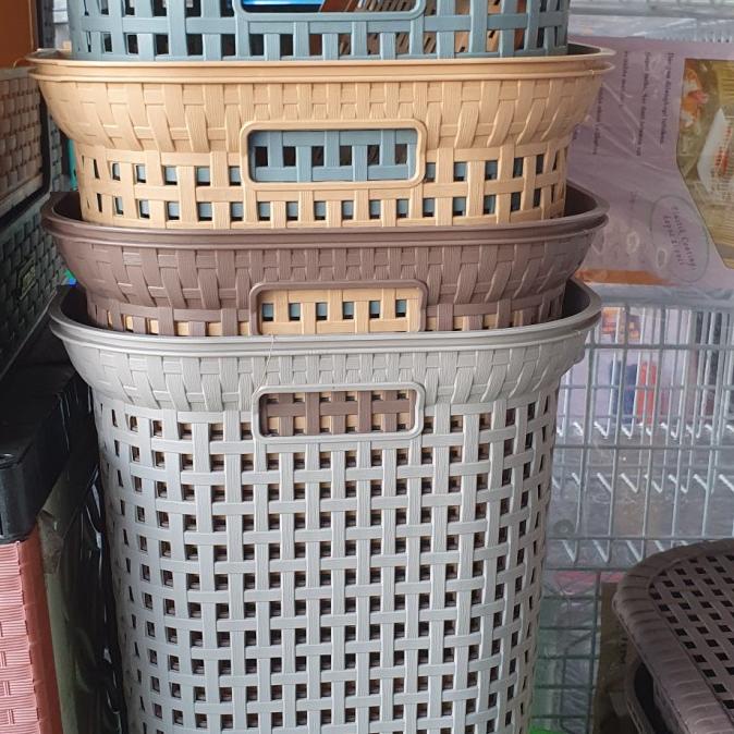 MURAH  LIONSTAR LAUNDRY BOX VANESSA BESAR KERANJANG BAJU KOTOR