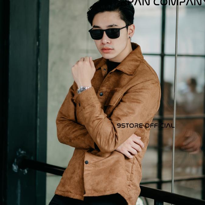TRUCKER SUEDE JACKET BROOKLYN / JAKET SUEDE  / SHIRT JACKET SUEDE PRIA