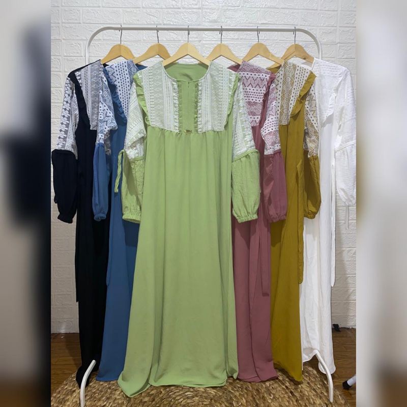 Gamis Cringkle mix Barukat