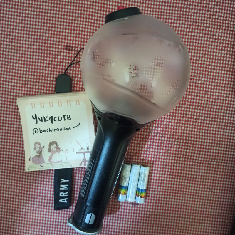 (baca deskripsi) unofficial lightstick bts army bomb ver.3