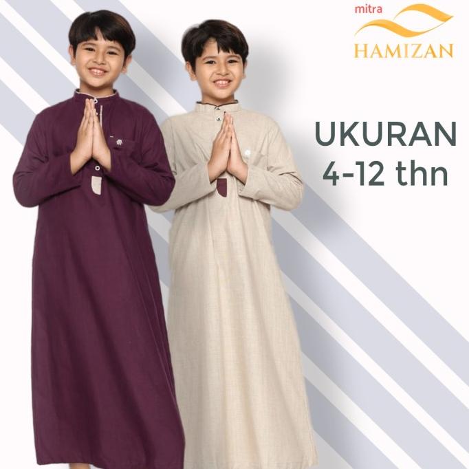 Baju Gamis Koko Jubah Anak Laki Laki Tanggung Remaja - Thobe Haji Arab