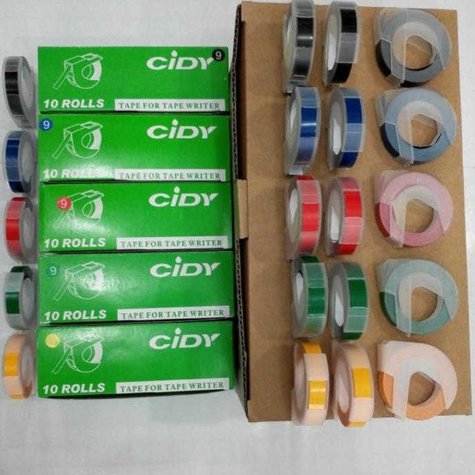 

Terbaru Refill Pita Cidy Untuk Mesin Dymo Ukuran 9Mm