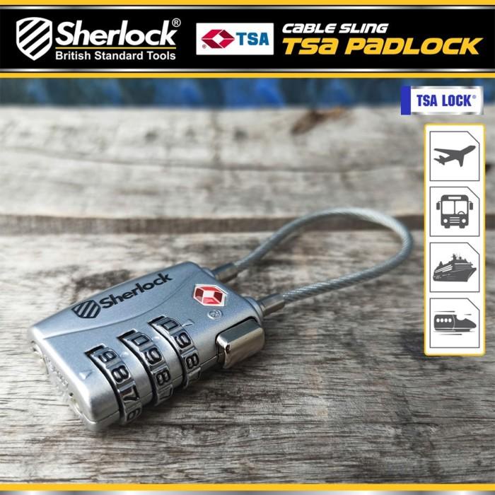 Gembok Nomor / Sherlock Gembok Koper Tsa