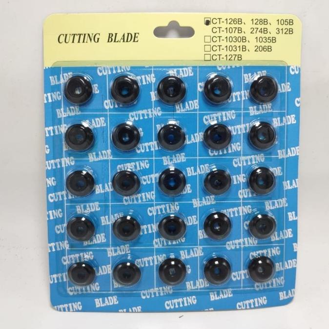 

jual Mata Cutter /Cutting Blade Ct 274, Ct126, Ct128,Ct107 (Jual Per 25pc)
