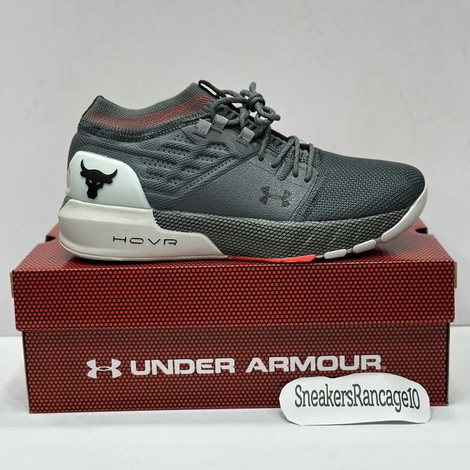 Sepatu Pria Under Armour Hovr Project Rock 2 Grey Toko_Adadis