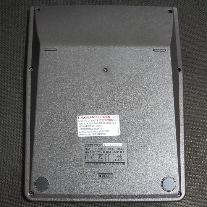

Kalkulator Meja Desktop Besar 16 Digit Citizen Cdb 1601 Hitam Original