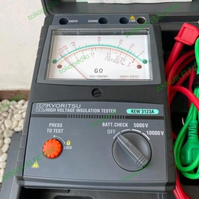 Megger Analog Kyoritsu Insulation Tester Kew 3123 A Kew 3123A 100%