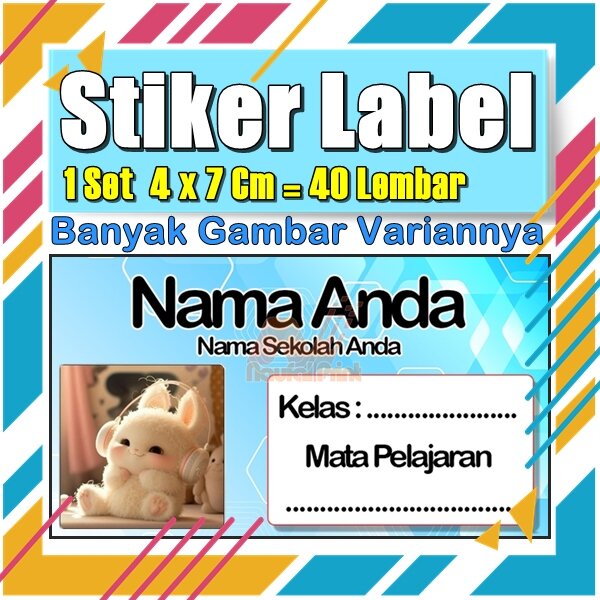 

Stiker Label Nama Buku Pelajaran Anak Karakter Hewan Lucu Cute Murah Sticker Kecil Banyak 20 Lembar Anime Vol-83