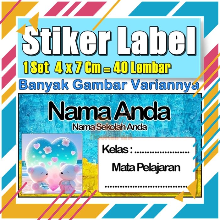 

Stiker Label Nama Buku Pelajaran Anak Karakter Hewan Lucu Cute Murah Sticker Kecil Banyak 20 Lembar Anime Vol-226