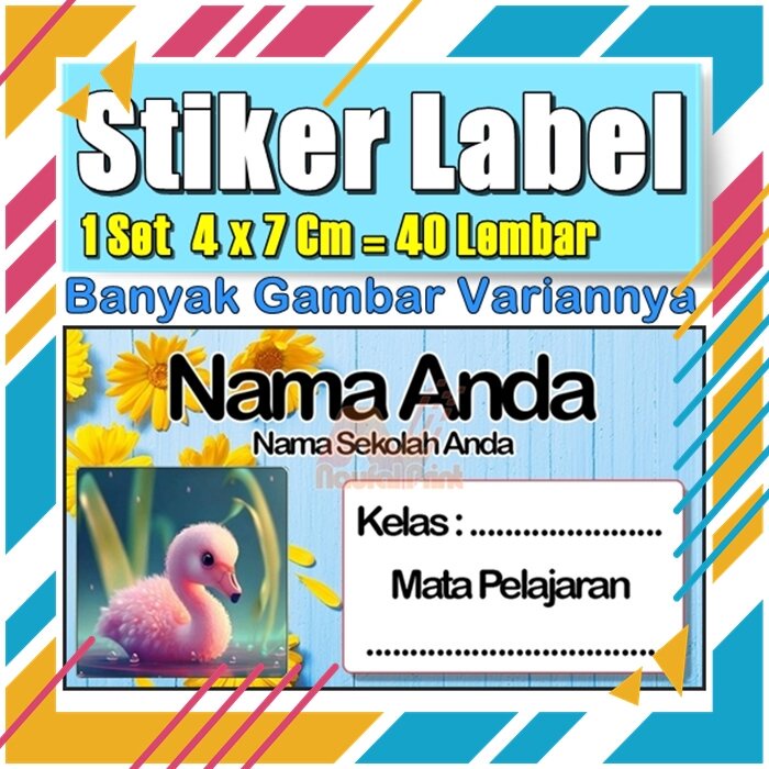 

Stiker Label Nama Buku Pelajaran Anak Karakter Hewan Lucu Cute Murah Sticker Kecil Banyak 20 Lembar Anime Vol-257