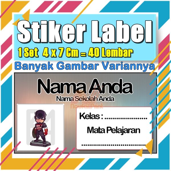 

Stiker Label Nama Buku Pelajaran Anak Karakter Hewan Lucu Cute Murah Sticker Kecil Banyak 20 Lembar Anime Vol-333