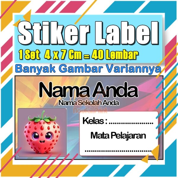 

Stiker Label Nama Buku Pelajaran Anak Karakter Hewan Lucu Cute Murah Sticker Kecil Banyak 20 Lembar Anime Vol-499