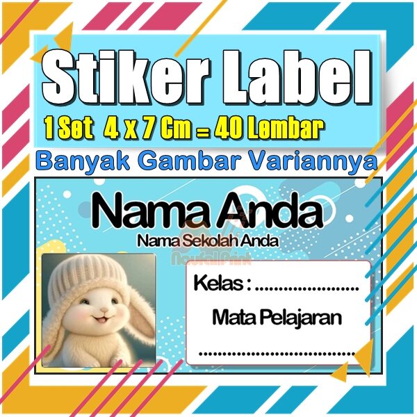 

Stiker Label Nama Buku Pelajaran Anak Karakter Hewan Lucu Cute Murah Sticker Kecil Banyak 20 Lembar Anime Vol-571