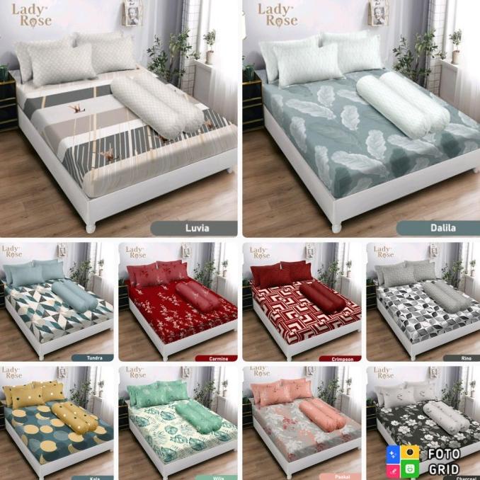 New Sprei Lady Rose Queen 160X200/Sprei Lady Rose King 180X200/ Lady Rose