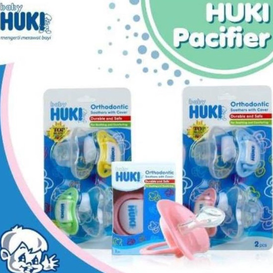 vE Empeng HUKI Baby Empeng Gepeng Orthodontic / HUKI Empeng Orthodontic ❀ ✽ ・
