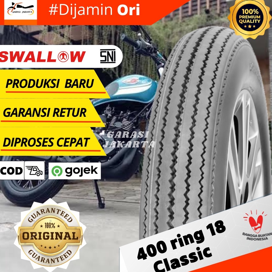 ★★ sT Ban luar motor ring 18 400 swallow klasik japstyle ring 18 400 j Murah ¡.