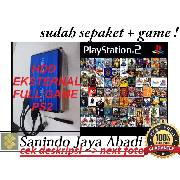 Diskon promo HARDISK PS2 250GB 320GB SUPPORT SEMUA PS2 FAT / SLIM / MULTI / SERI 9 l Terlaris Terbat