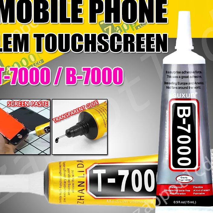 

NYJT3587 Terbaru 3.3 LEM B-7000 15ML Lcd Lem Touchscreen Hitam/FOR Transparent Mobile phone Repair Warped Screen Back Cover Strong Super Glue Adhesive