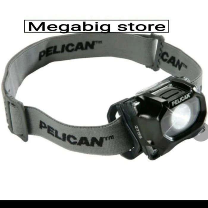 Headlamp Led Safety Light Black Explosion Proof 10088896 Pelican 2755