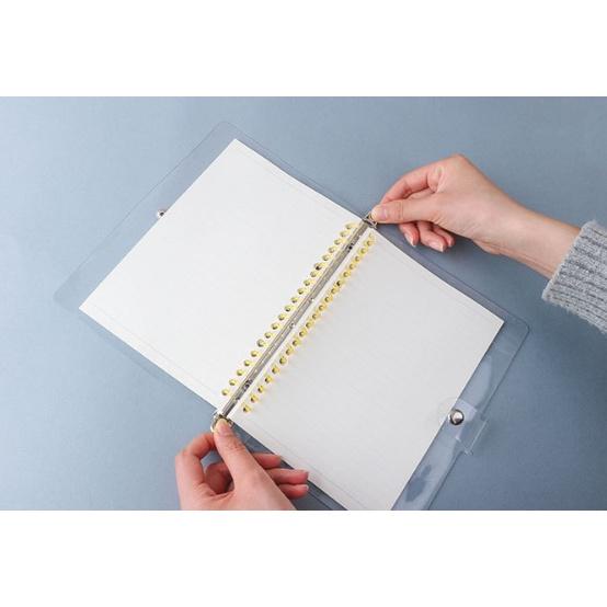 8.8 Binder Bahan Pvc Ring Warna Pastel A5 B5 / Map Binder Plastik Ring 20 Dan 26 Lubang Grosir 