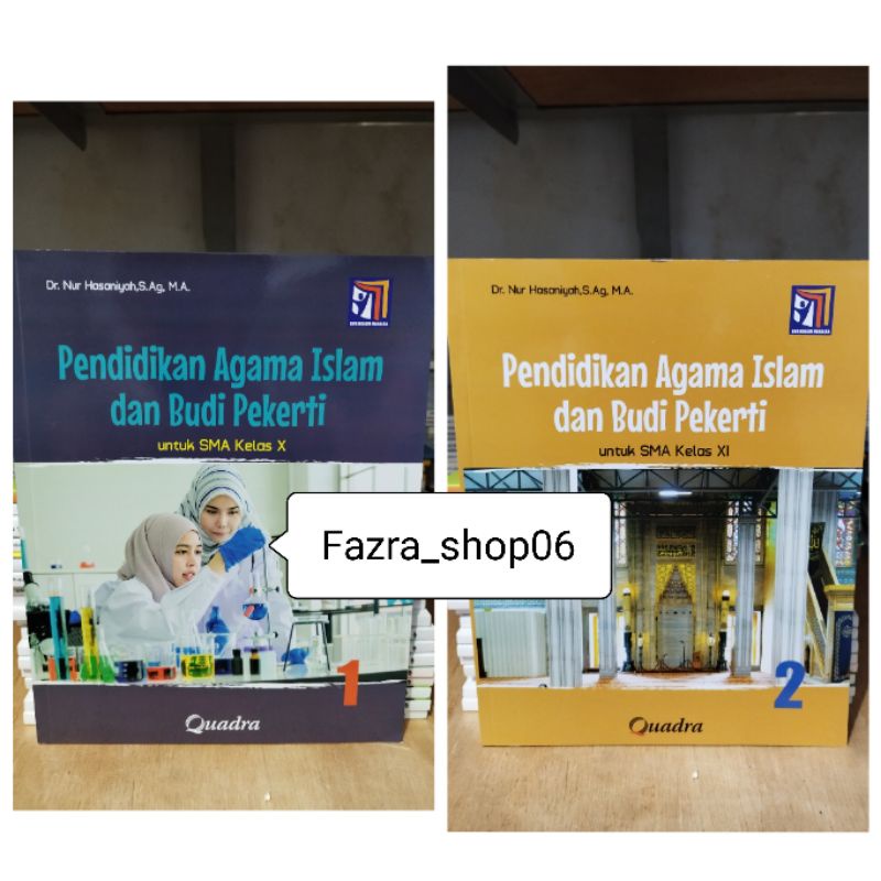 NEW & ORI Buku PAI Pendidikan Agama Islam SMA MA kelas 1 10 X, 2 11 XI Kurikulum Merdeka Quadra