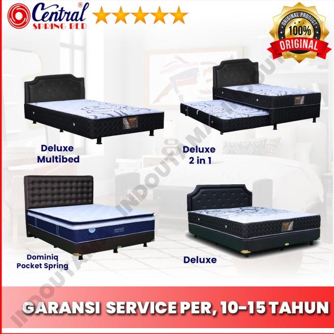 Springbed CENTRAL - Multibed - Spring Bed 2 in 1 - Deluxe - Dominiq