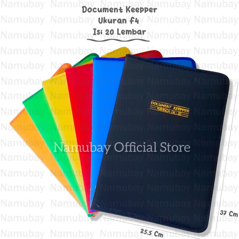 

8.8 Dokumen Keeper Isi 20,40,60 Lembar/Dokumen Keeper Resleting/Map Anti Air/Map Dokumen/Clear Holder/Map Sertifikat / Document Keeper Resleting / Document Keeper Bag / Document Keeper F4 / Tempat Dokumen / Tempat Berkas Grosir !!
