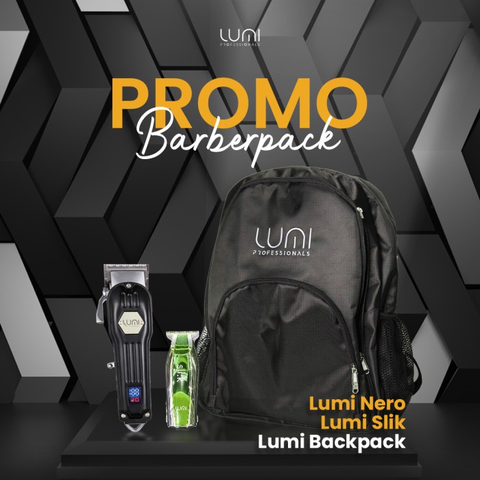 LUMI PROFESSIONALS NERO CORDLESS HAIR CLIPPER - ALAT CUKUR RAMBUT
