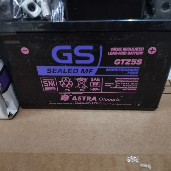 Aki Kering Gs Astra Motor Beat, Kharisma, Supra X 125 Dll