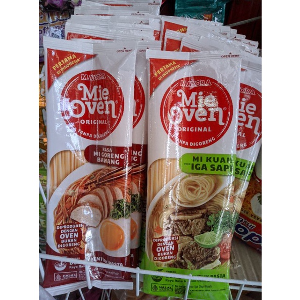 

MIE OVEN GORENG BAWANG DAN KUAH IGA SAPI