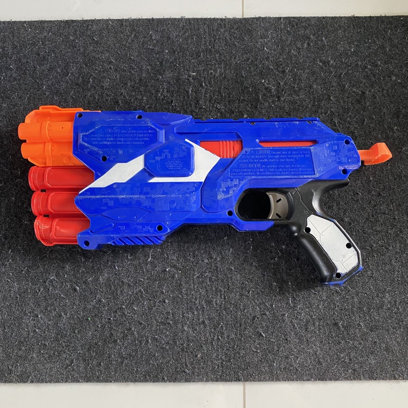 Nerf Dual Strike mainan tembakan bekas preloved