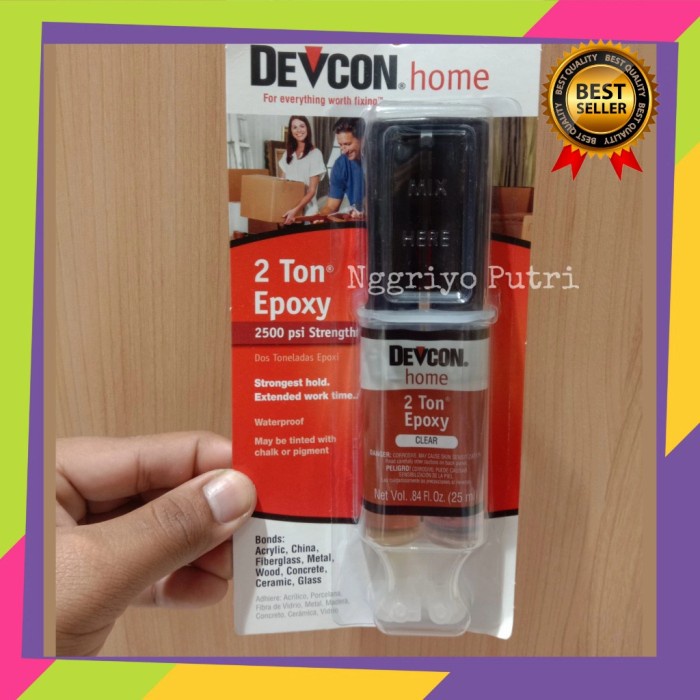 

SALE Lem Epoxy Multifungsi Devcon 25ml-Transparan