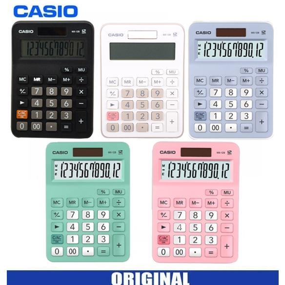 

8.8 [Big Sale] Casio 12 Digit Kalkulator Calculator Alat Hitung Mesin Hitung Fancy Kantor Office Fancy Delight Calculator Casio Series Mx 12 B Mx12 B Mx 12 We 12 Lb Gn Pk Garansi Resmi Asaba New !!