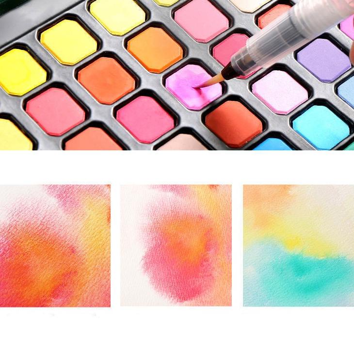 

8.8 [Big Sale] 36/48 Watercolor Set - Set Alat Cat Air New !!