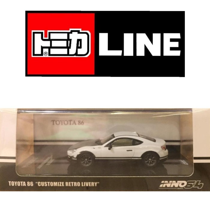 MUST HAVE INNO64 TOYOTA 86 "CUSTOMIZE RETRO LIVERY" TERBARU