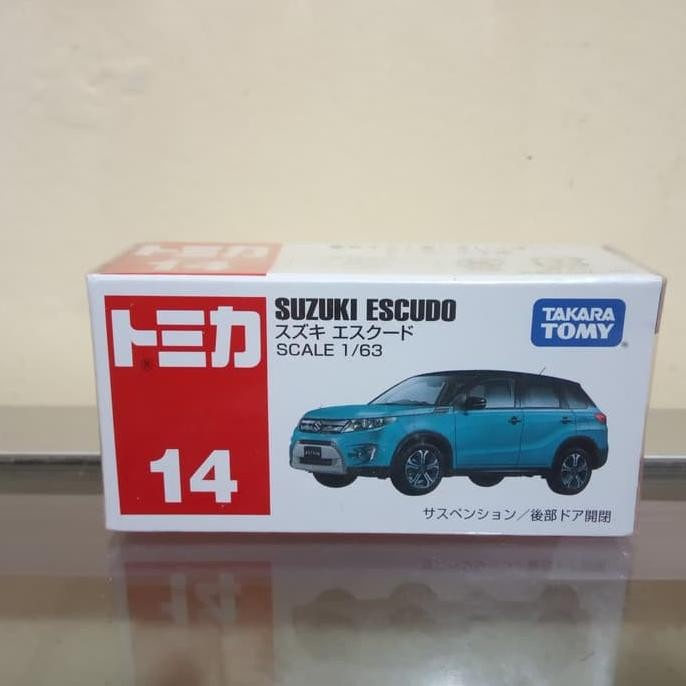 DISKON SPESIAL DIECAST SUZUKI ESCUDO TOMICA NO 14 MINIATUR MOBIL TAKARA TOMY REGULER TERBARU