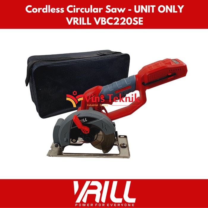 Terlaris Mesin Gergaji Kayu Vbc220Se Vrill Vbc 220 Cordless Circular Saw 140Mm