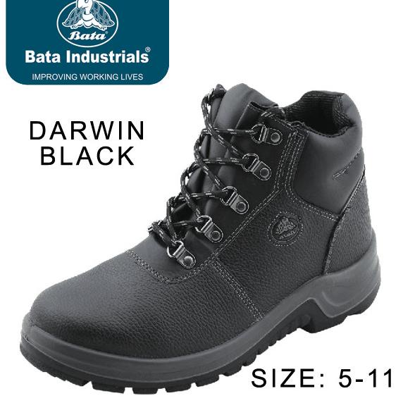 Sepatu Safety Shoes Darwin Black