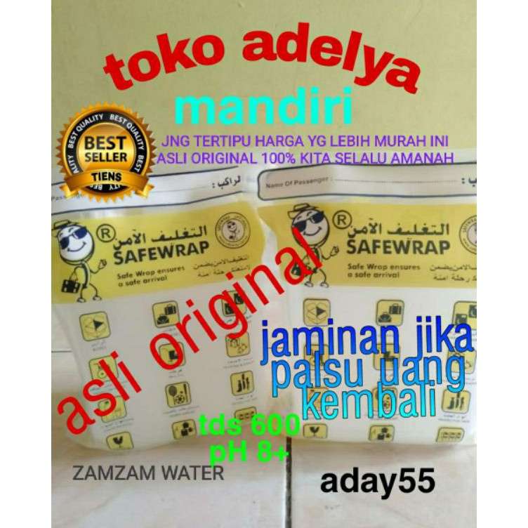 

Terkini Air zamzam 1 liter asli 100% original murni Ready Stock