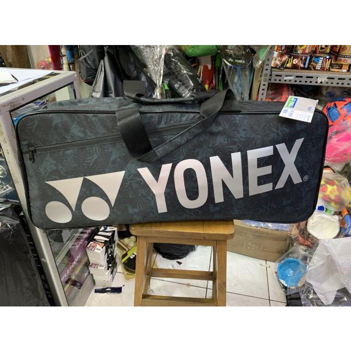 Tas raket badminton Yonex BA42131WEX TEAM TOURNAMENT BAG BLACK SILVER