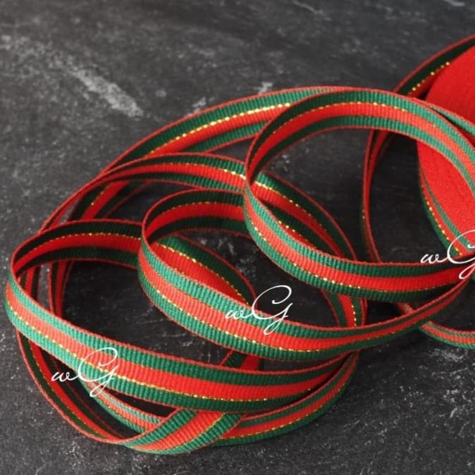 

Promo Pita Merah - Hijau Lapis Emas; Lebar 1.5Cm; Panjang 25 Yard