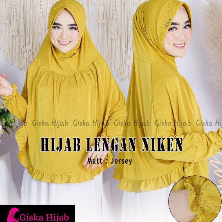 Sale Jilbab Instan Bergo Lengan Jumbo Hijab Tangan Panjang JILBAB JERSEY KRUDUNG TANGAN Kirim Sekara
