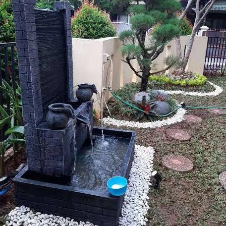 BARU  air mancur kolam ikan / air mancur minimalis / air mancur dinding