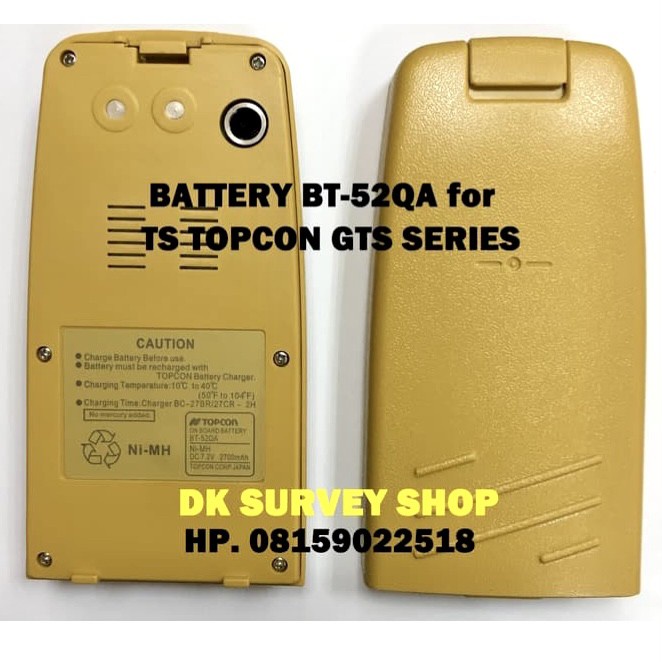 Ready BATTERY TS TOTAL STATION TOPCON GTS / BATERAI TS TOTAL STATION TOPCON