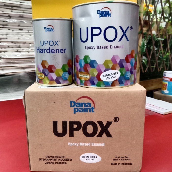 Best Seller Danapaint Upox Cat Lantai Keramik /Upox Epoxy + Hardener 0.9 Lt/Set