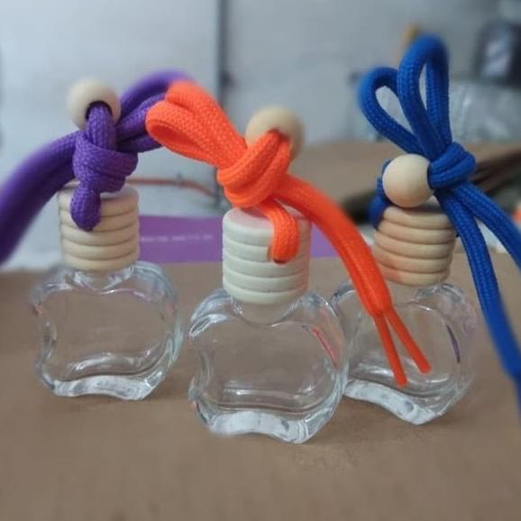 Botol Parfum Mobil Apel - Botol Pengharum Mobil - Botol Apel Kosong 10ml